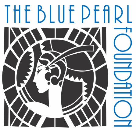 Blue Pearl Foundation Square logo Blue text